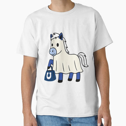Indianapolis Colts Ghost T-Shirt - Trendy Graphic for Adults - T-Shirt, Sweatshirt, Hoodie