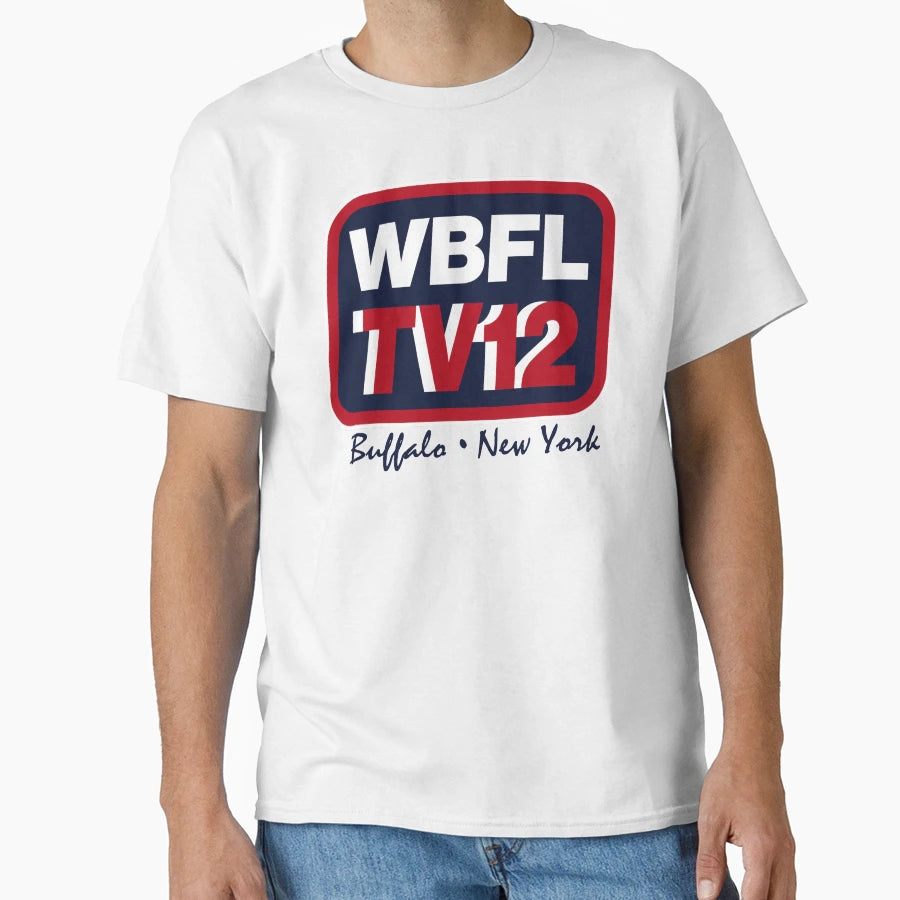 Wbfl Tv 12 Buffalo New York T-Shirt - Fun Novelty Design for Adults - T-Shirt, Sweatshirt, Hoodie