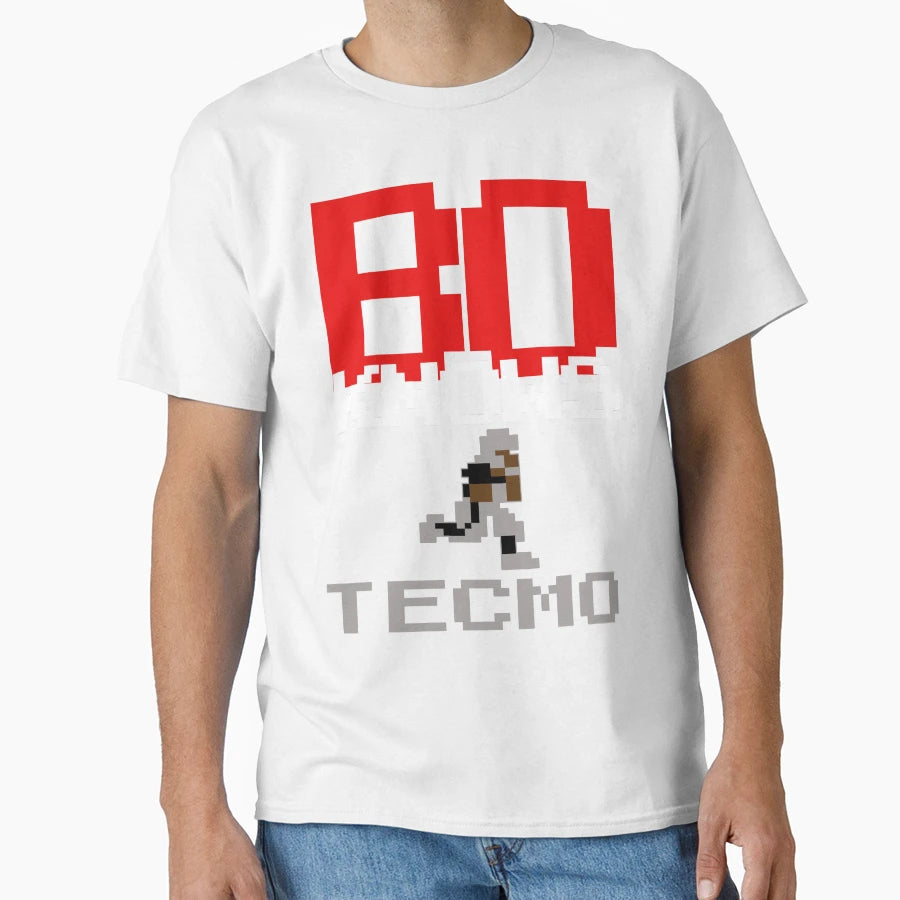 Bo Knows Tecmo T-Shirt - Minimalist Print Men Women - T-Shirt, Sweatshirt, Hoodie