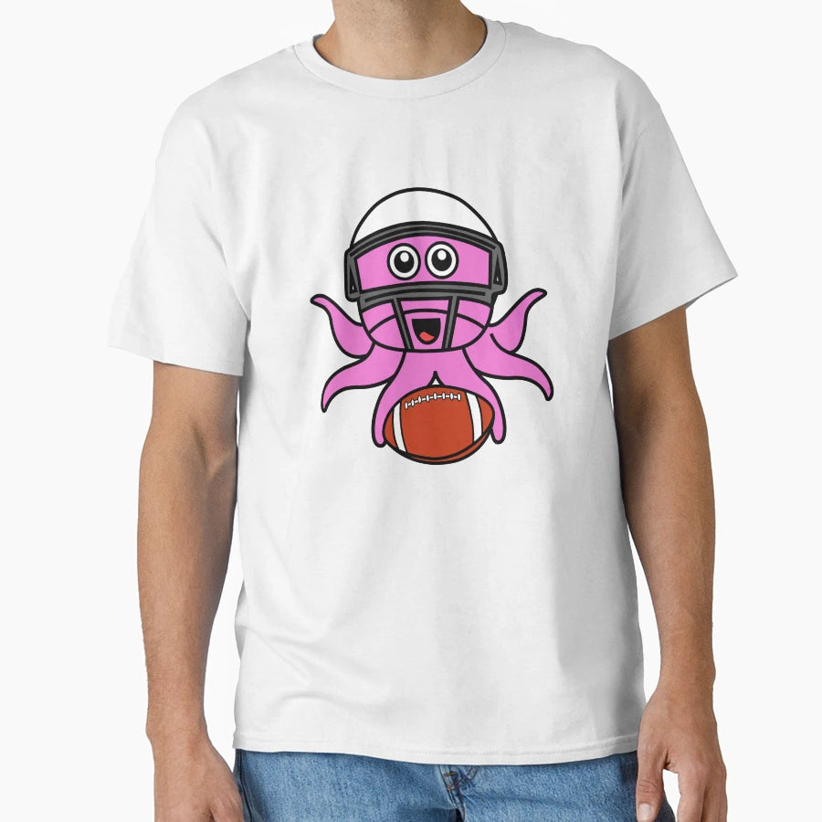 Octopia Art American Football Drawing T-Shirt - Custom Art Print for Adults - T-Shirt, Sweatshirt, Hoodie