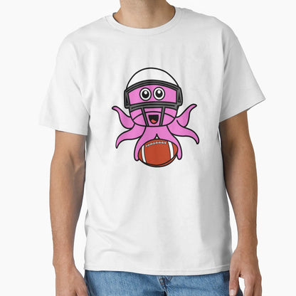 Octopia Art American Football Drawing T-Shirt - Custom Art Print for Adults - T-Shirt, Sweatshirt, Hoodie