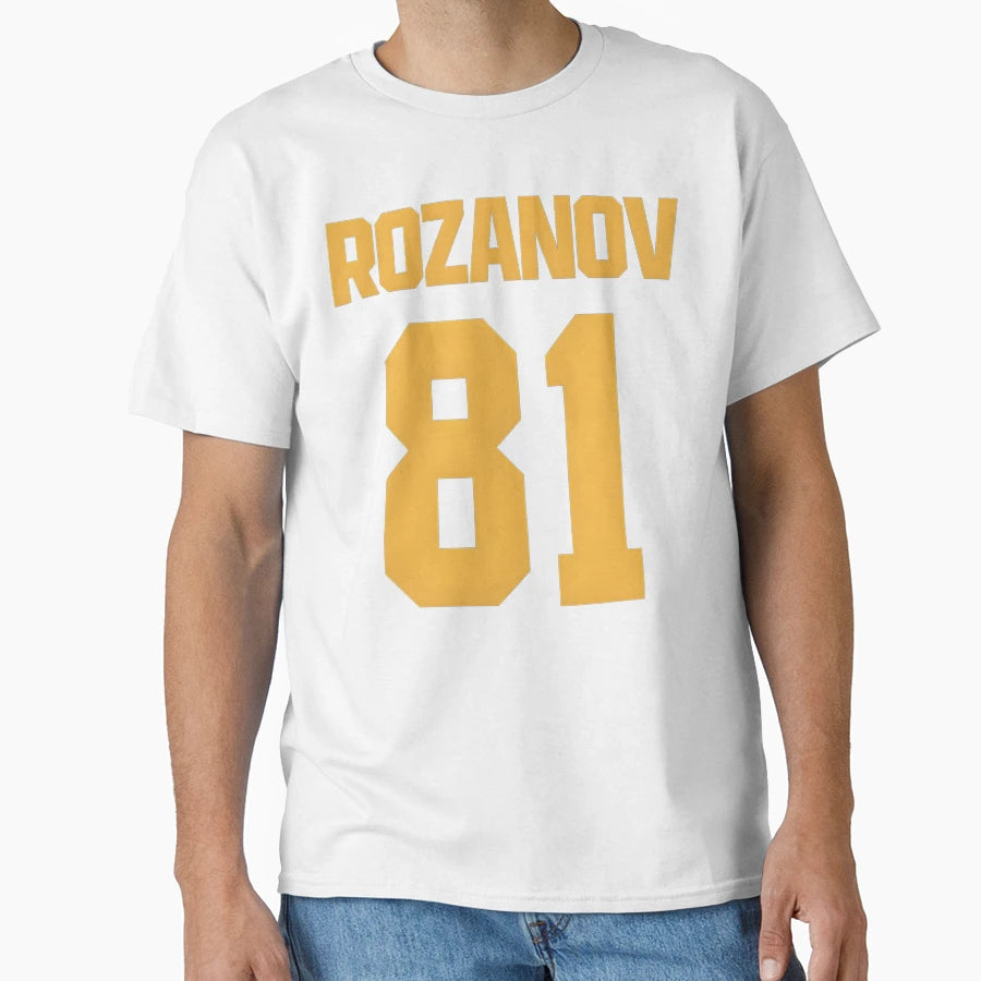 Number 81 Hockey Jersey Rivalry Fan T-Shirt - Custom Art Print for Adults - T-Shirt, Sweatshirt, Hoodie