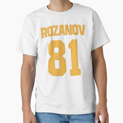 Number 81 Hockey Jersey Rivalry Fan T-Shirt - Custom Art Print for Adults - T-Shirt, Sweatshirt, Hoodie
