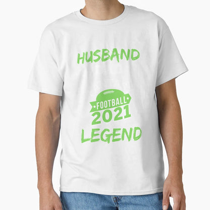 Husband Dad Fantasy Football Legend T-Shirt - Aesthetic Graphic Unisex - T-Shirt, Sweatshirt, Hoodie