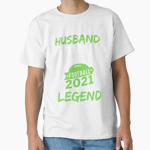 Husband Dad Fantasy Football Legend T-Shirt - Aesthetic Graphic Unisex - T-Shirt, Sweatshirt, Hoodie