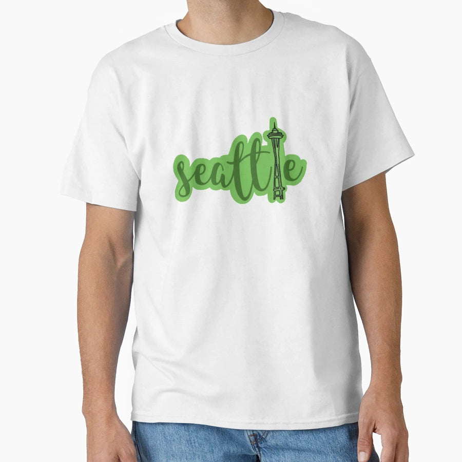 Seattle T-Shirt - Casual Everyday Wear for Adults - T-Shirt, Sweatshirt, Hoodie