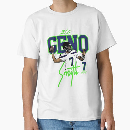 Geno Smith T-Shirt - Custom Art Print Unisex - T-Shirt, Sweatshirt, Hoodie