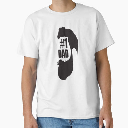 Dad 1 Funny Dad Fathers Day T-Shirt - Fun Novelty Design for Adults - T-Shirt, Sweatshirt, Hoodie