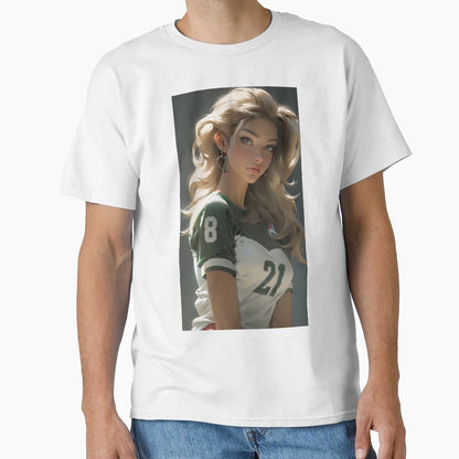 Football Girlfriend T-Shirt - Trendy Graphic for Adults - T-Shirt, Sweatshirt, Hoodie