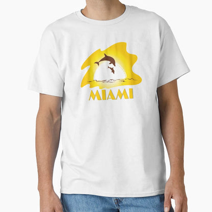 Miami T-Shirt - Minimalist Print Men Women - T-Shirt, Sweatshirt, Hoodie