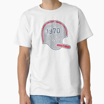 New England Patriots Year Founded Helmet T-Shirt - Novelty Apparel Unisex - T-Shirt, Sweatshirt, Hoodie