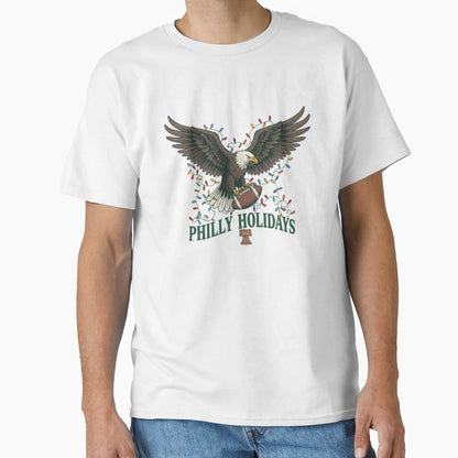 Philly Football Lights T-Shirt - Fun Novelty Design Men Women - T-Shirt, Sweatshirt, Hoodie