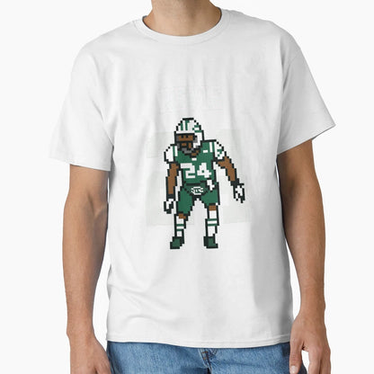Darrelle Revis 8 Bit Pixel Art Revis T-Shirt - Custom Art Print Unisex - T-Shirt, Sweatshirt, Hoodie