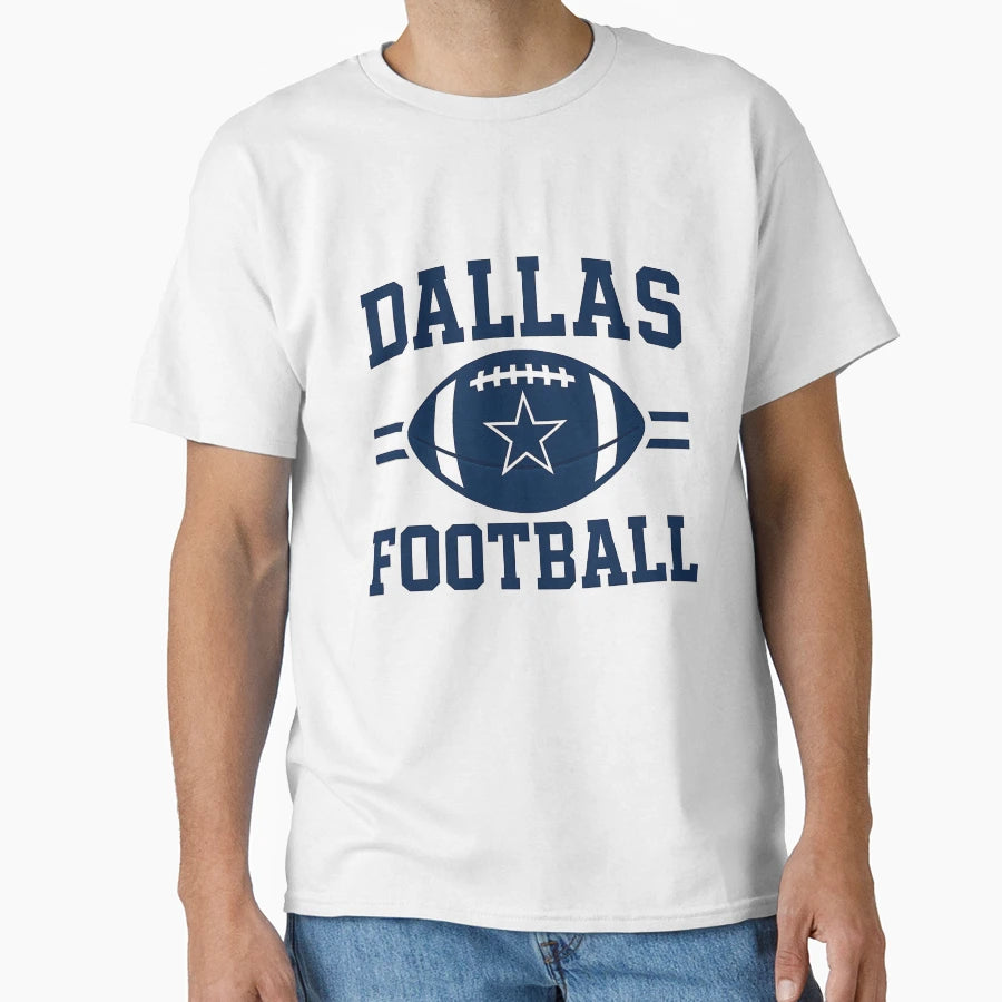 Dallas Football Star Texas Sports T-Shirt - Aesthetic Graphic Men Women - T-Shirt, Sweatshirt, Hoodie