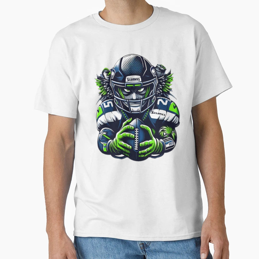 Seattle Seahawks T-Shirt - Casual Everyday Wear Men Women - T-Shirt, Sweatshirt, Hoodie