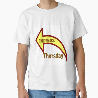 Throwback Thursday T-Shirt - Minimalist Print Men Women - T-Shirt, Sweatshirt, Hoodie
