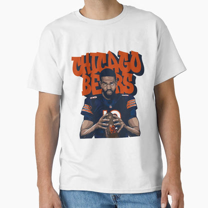CW Chicago Bears Orange Graffiti T-Shirt - Casual Everyday Wear Men Women - T-Shirt, Sweatshirt, Hoodie