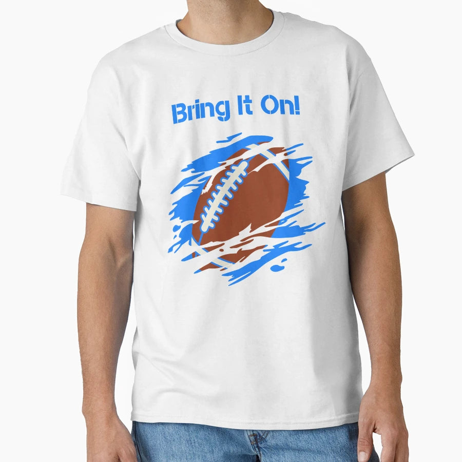 Bring It Football T-Shirt - Custom Art Print Men Women - T-Shirt, Sweatshirt, Hoodie
