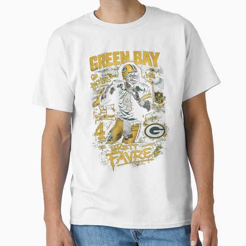 Brett Favre Graffiti Legacy Green Bay T-Shirt - Graphic Print for Adults - T-Shirt, Sweatshirt, Hoodie