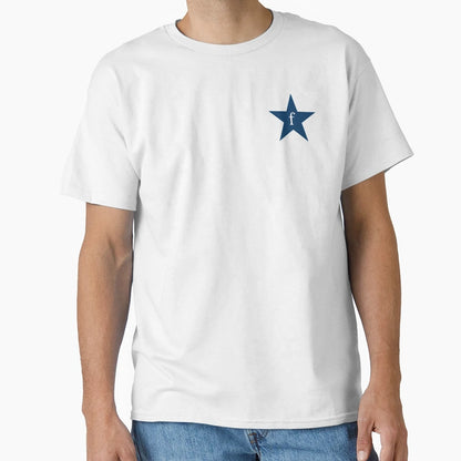 Star Initial Monogram F Navy T-Shirt - Novelty Apparel Men Women - T-Shirt, Sweatshirt, Hoodie