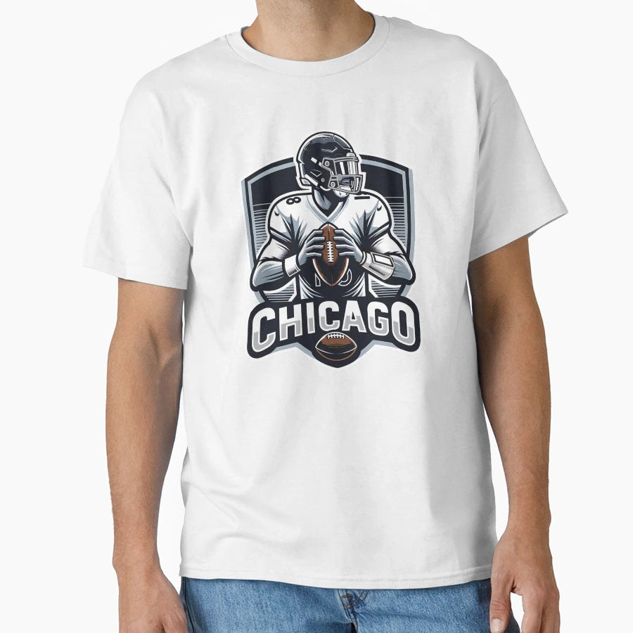 Fictional Chicago Quarterback 18 T-Shirt - Trendy Graphic for Adults - T-Shirt, Sweatshirt, Hoodie