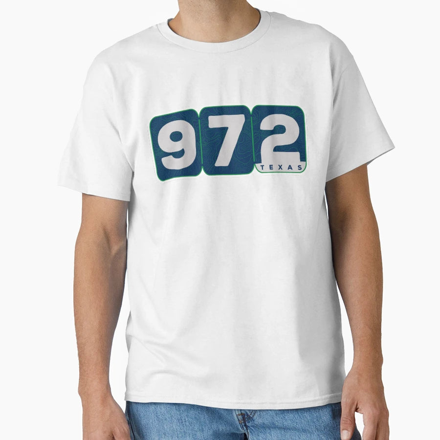 Area Code 972 Pt 3 T-Shirt - Minimalist Print Men Women - T-Shirt, Sweatshirt, Hoodie