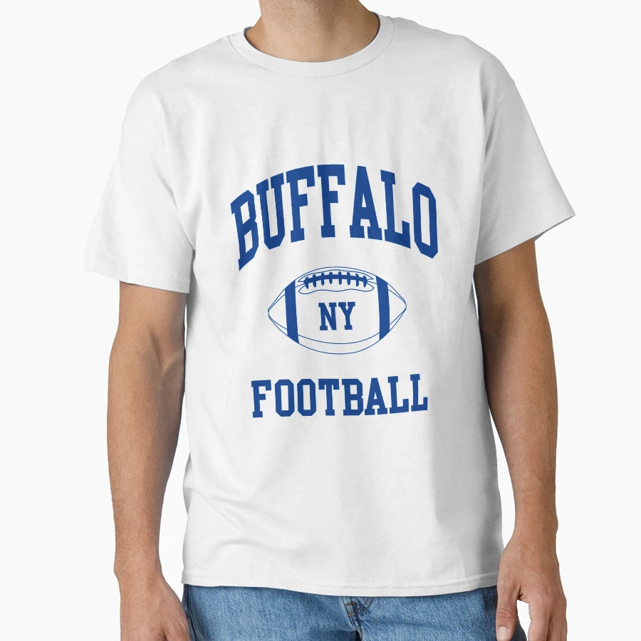 Ny Buffalo Football New York Sports T-Shirt - Aesthetic Graphic Men Women - T-Shirt, Sweatshirt, Hoodie