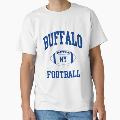 Ny Buffalo Football New York Sports T-Shirt - Aesthetic Graphic Men Women - T-Shirt, Sweatshirt, Hoodie