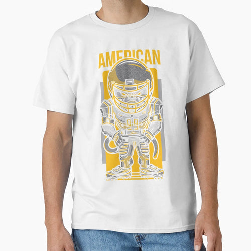 American Football Player T-Shirt - Custom Art Print for Adults - T-Shirt, Sweatshirt, Hoodie