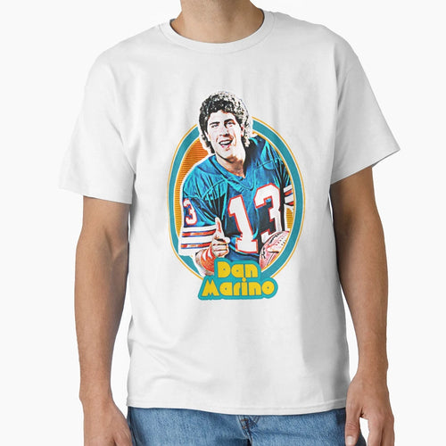 Dan Marino 80S Football T-Shirt - Fun Novelty Design for Adults - T-Shirt, Sweatshirt, Hoodie