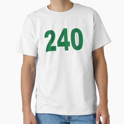 Cosplay Halloween Costume Player 240 T-Shirt - Novelty Apparel for Adults - T-Shirt, Sweatshirt, Hoodie