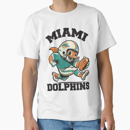 Art Miami Dolphins T-Shirt - Unique Graphic Unisex - T-Shirt, Sweatshirt, Hoodie