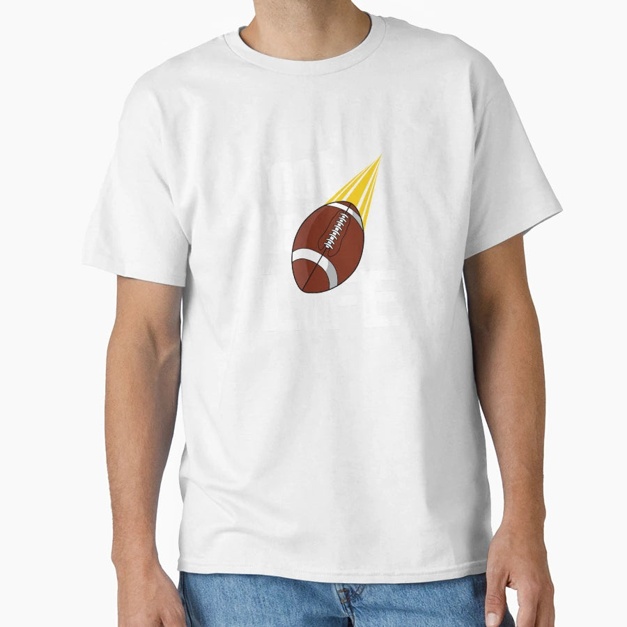 Football Life T-Shirt - Custom Art Print Unisex - T-Shirt, Sweatshirt, Hoodie