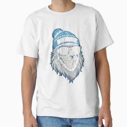 Detroit Lions T-Shirt - Minimalist Print for Adults - T-Shirt, Sweatshirt, Hoodie