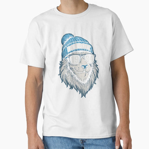 Detroit Lions T-Shirt - Minimalist Print for Adults - T-Shirt, Sweatshirt, Hoodie