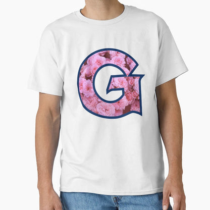 Floral Georgetown T-Shirt - Graphic Print Men Women - T-Shirt, Sweatshirt, Hoodie