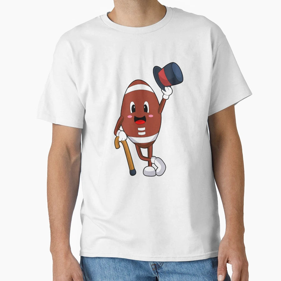 Gentleman Football Sports T-Shirt - Fun Novelty Design for Adults - T-Shirt, Sweatshirt, Hoodie