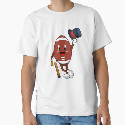 Gentleman Football Sports T-Shirt - Fun Novelty Design for Adults - T-Shirt, Sweatshirt, Hoodie