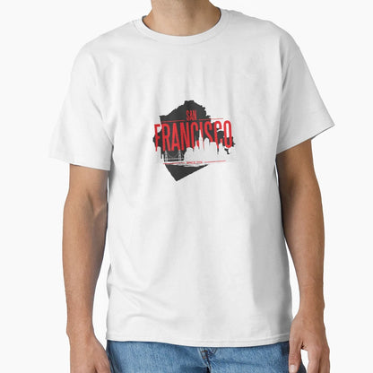 San Francisco Usa Skyline T-Shirt - Novelty Apparel Men Women - T-Shirt, Sweatshirt, Hoodie