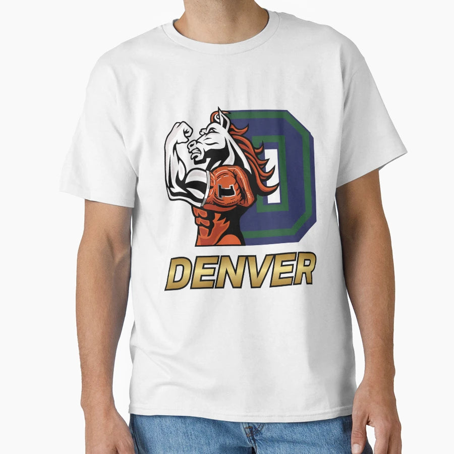 Denverr Broncos Football Team T-Shirt - Fun Novelty Design Men Women - T-Shirt, Sweatshirt, Hoodie
