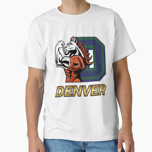 Denverr Broncos Football Team T-Shirt - Fun Novelty Design Men Women - T-Shirt, Sweatshirt, Hoodie