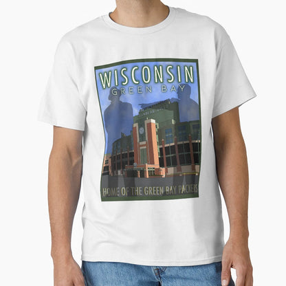 Green Bay Wisconsin T-Shirt - Trendy Graphic for Adults - T-Shirt, Sweatshirt, Hoodie