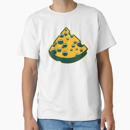 Green Bay Packers Cheesehead T-Shirt - Minimalist Print Unisex - T-Shirt, Sweatshirt, Hoodie