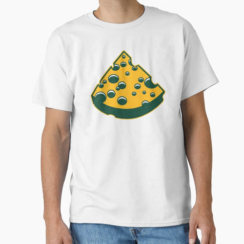 Green Bay Packers Cheesehead T-Shirt - Minimalist Print Unisex - T-Shirt, Sweatshirt, Hoodie