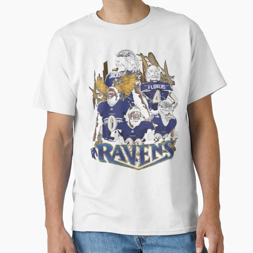 Art Baltimore Ravens T-Shirt - Casual Everyday Wear for Adults - T-Shirt, Sweatshirt, Hoodie