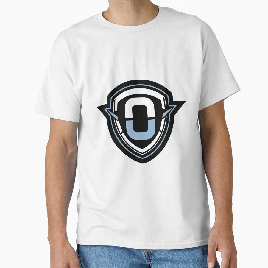 Illustration Letter O Esports Shield T-Shirt - Unique Graphic Men Women - T-Shirt, Sweatshirt, Hoodie