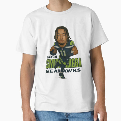 Jaxon Smith Njigba Seahawks 11 T-Shirt - Minimalist Print Men Women - T-Shirt, Sweatshirt, Hoodie