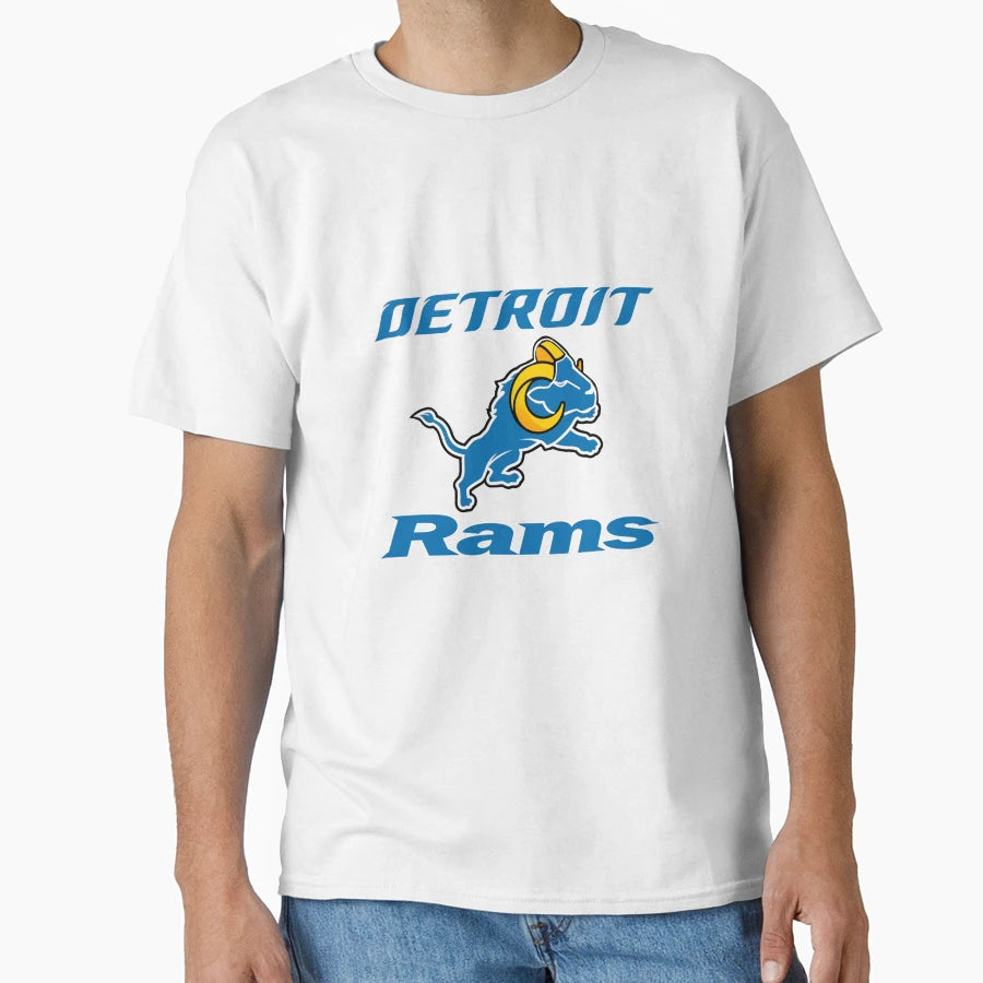 Detriot Rams T-Shirt - Unique Graphic Unisex - T-Shirt, Sweatshirt, Hoodie