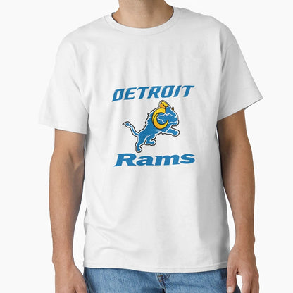 Detriot Rams T-Shirt - Unique Graphic Unisex - T-Shirt, Sweatshirt, Hoodie