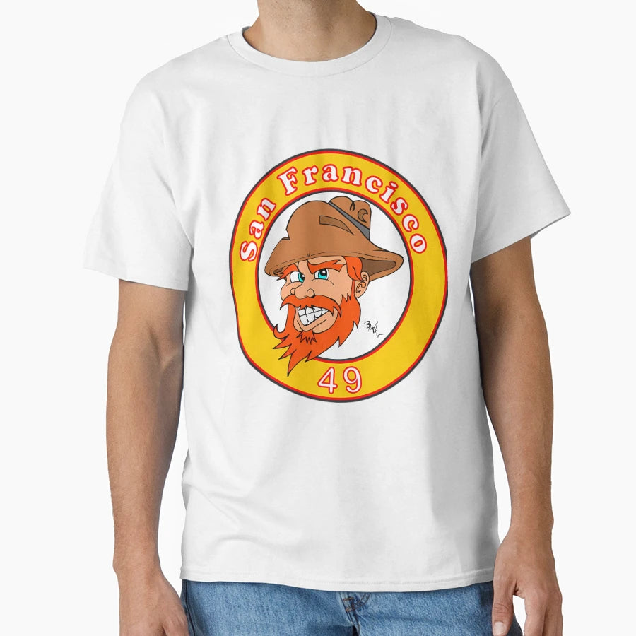 Bosko San Francisco Football 2 T-Shirt - Graphic Print Men Women - T-Shirt, Sweatshirt, Hoodie
